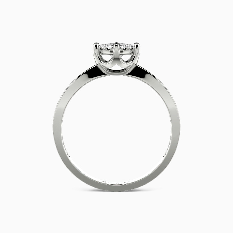 "More Than Anything" Round Cut Halo Engagement Ring