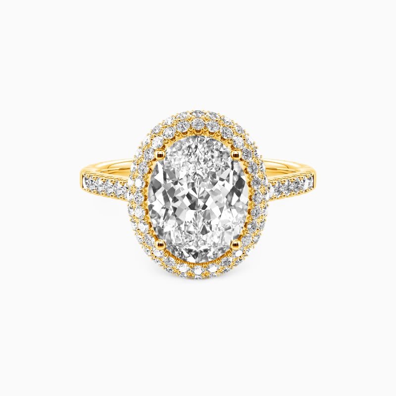 "Forever Obsession" Oval Cut Halo Engagement Ring- SHE·SAID·YES Jewelry