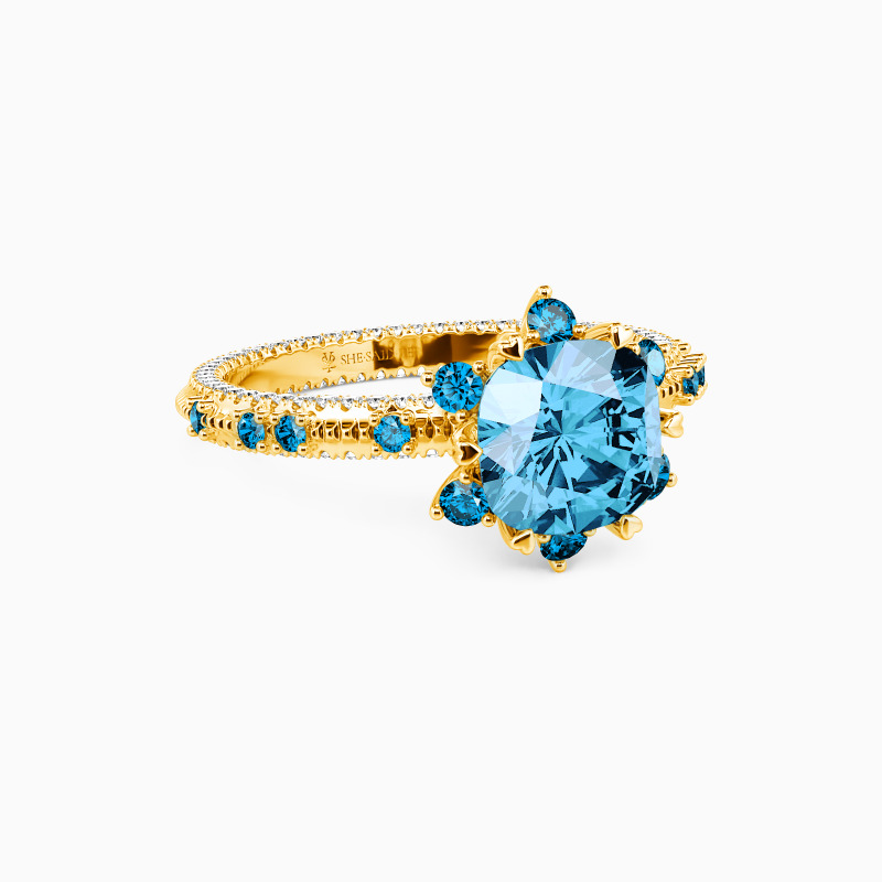 "Meant Only for You" Cushion Cut Halo Engagement Ring