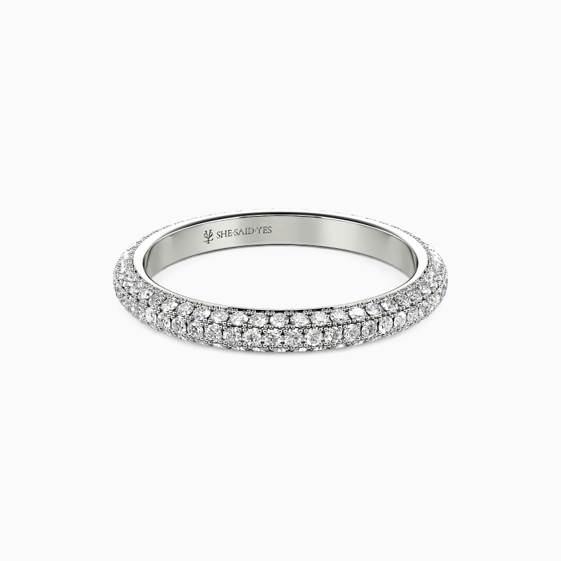 "Entrancing Secret" Eternity Wedding Ring