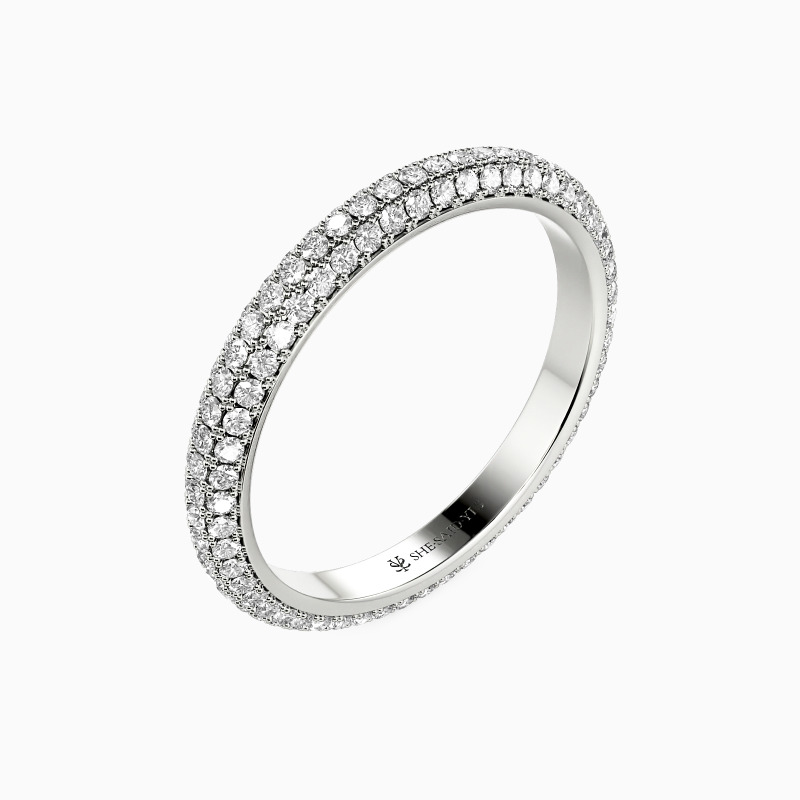 "Entrancing Secret" Eternity Wedding Ring