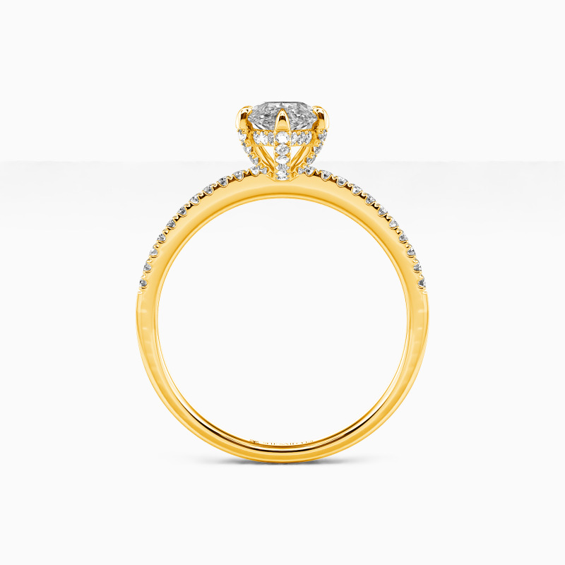 "The Forever Promise" 2ct Marquise Cut Side Stone Engagement Ring