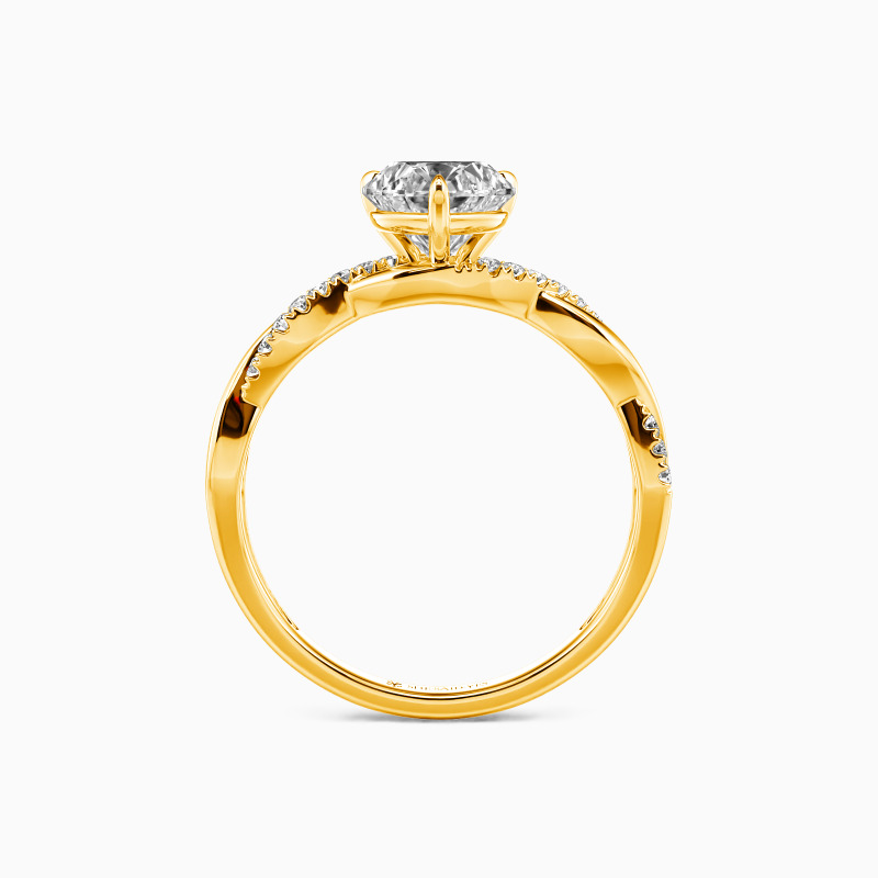 "My Eternal Commitment" 1.5ct Heart Cut Side Stone Engagement Ring