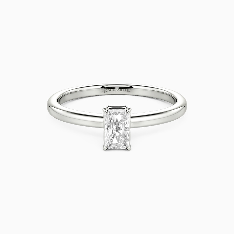 "Yours to Keep" 0.4ct Radiant Cut Solitaire Engagement Ring
