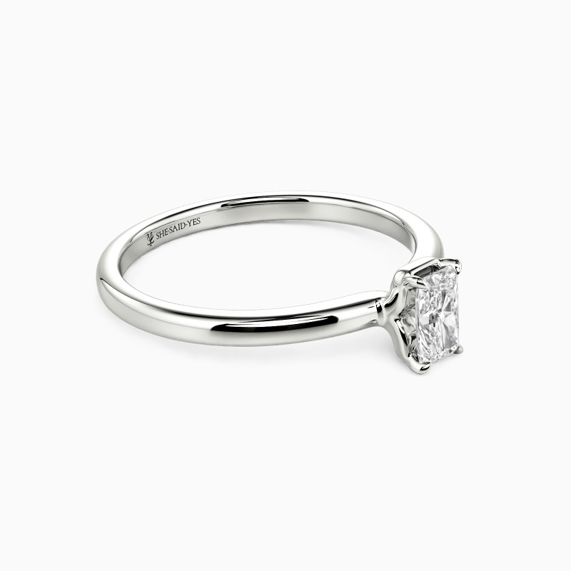 "Yours to Keep" 0.4ct Radiant Cut Solitaire Engagement Ring