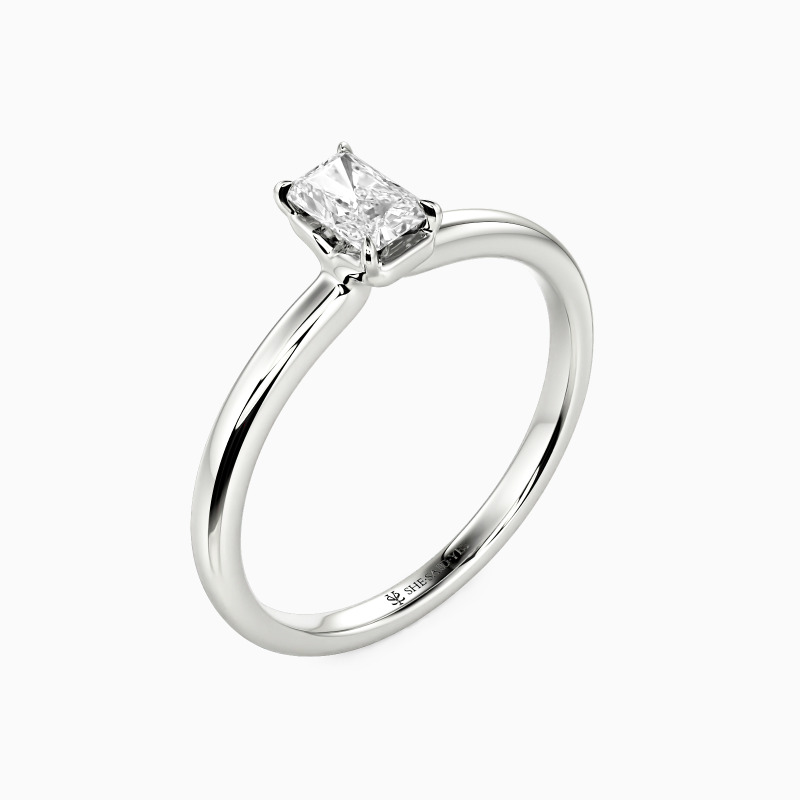 "Yours to Keep" 0.4ct Radiant Cut Solitaire Engagement Ring