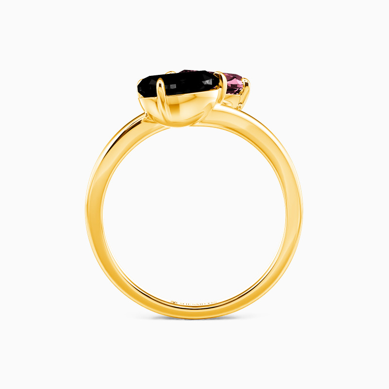 "Twice as Nice" Pear Cut Toi Et Moi Engagement Ring