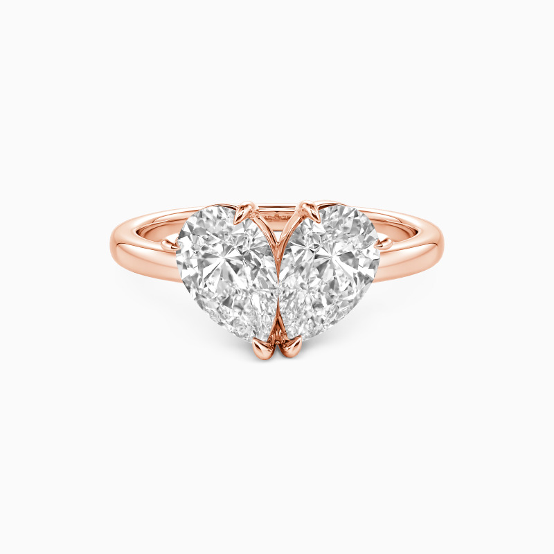 "Dual Delight" Pear Cut Toi Et Moi Engagement Ring