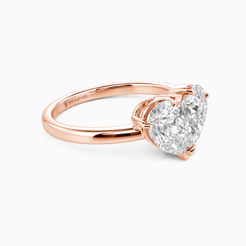 "Dual Delight" Pear Cut Toi Et Moi Engagement Ring