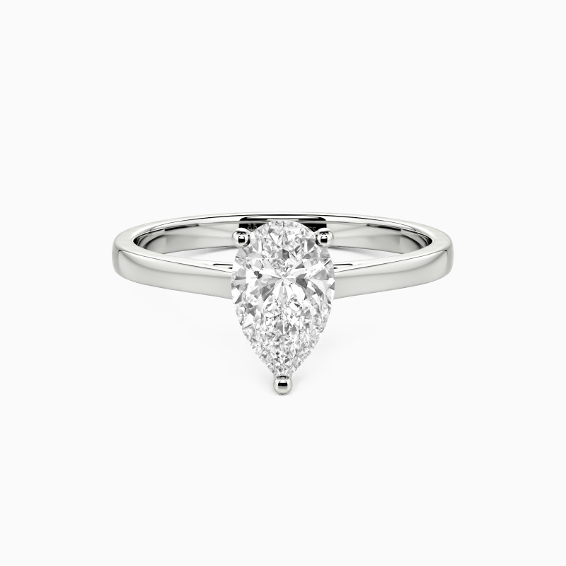 "Mein ganzes Sein" 0,5ct Birnenschliff Solitärring