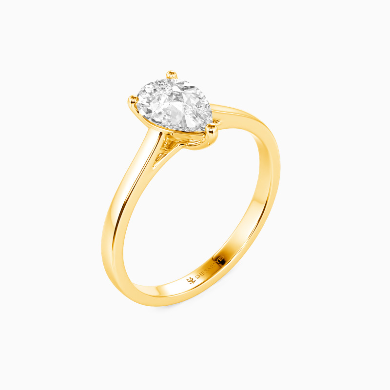 "Give You My All" 1.5ct Pear Cut Solitaire Engagement Ring
