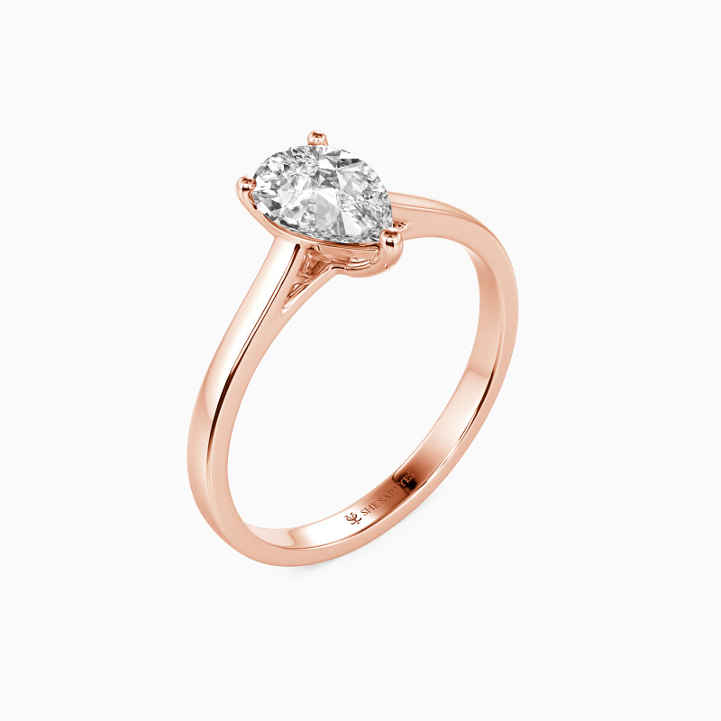 "Give You My All" 1ct Pear Cut Solitaire Engagement Ring
