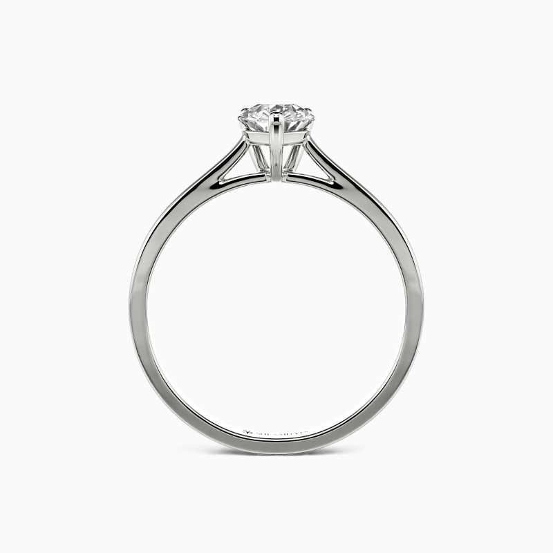 "Give You My All" 1ct Pear Cut Solitaire Engagement Ring