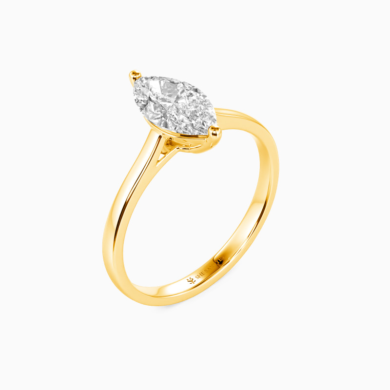 "Give You My All" 2ct Marquise Cut Solitaire Engagement Ring
