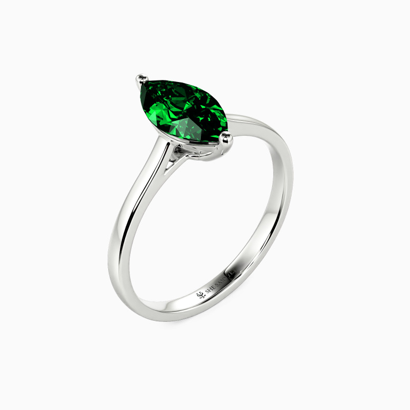 "Give You My All" 1ct Marquise Cut Solitaire Engagement Ring