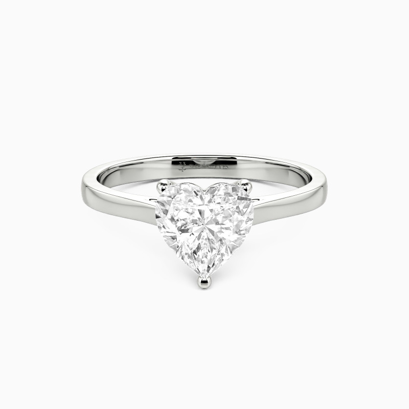 "Give You My All" 0.5ct Heart Cut Solitaire Engagement Ring