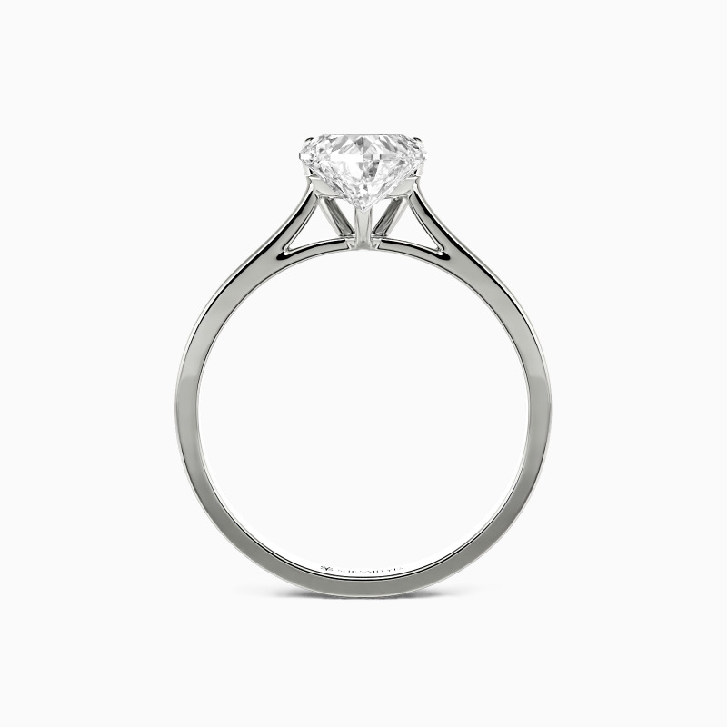"Give You My All" 0.5ct Heart Cut Solitaire Engagement Ring