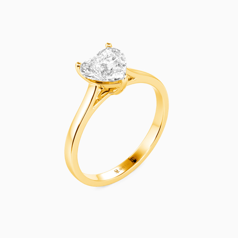 "Mein ganzes Sein" 1,2ct Herz-Schliff Solitärring