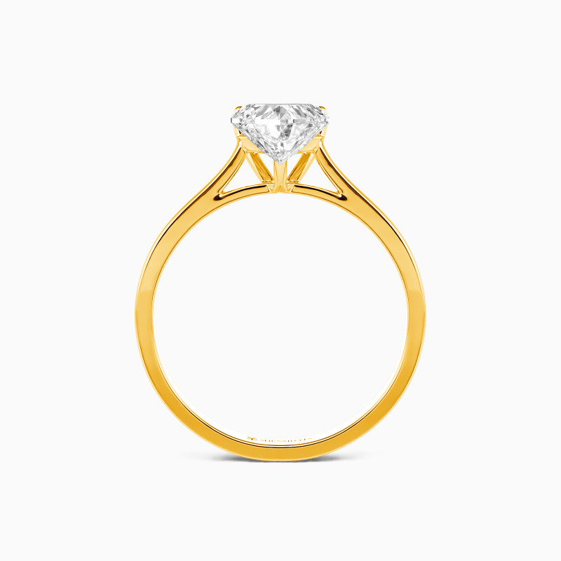 "Mein ganzes Sein" 1,2ct Herz-Schliff Solitärring