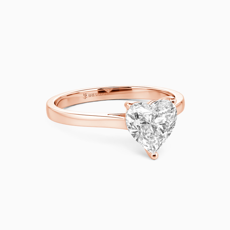 "Give You My All" 2ct Heart Cut Solitaire Engagement Ring