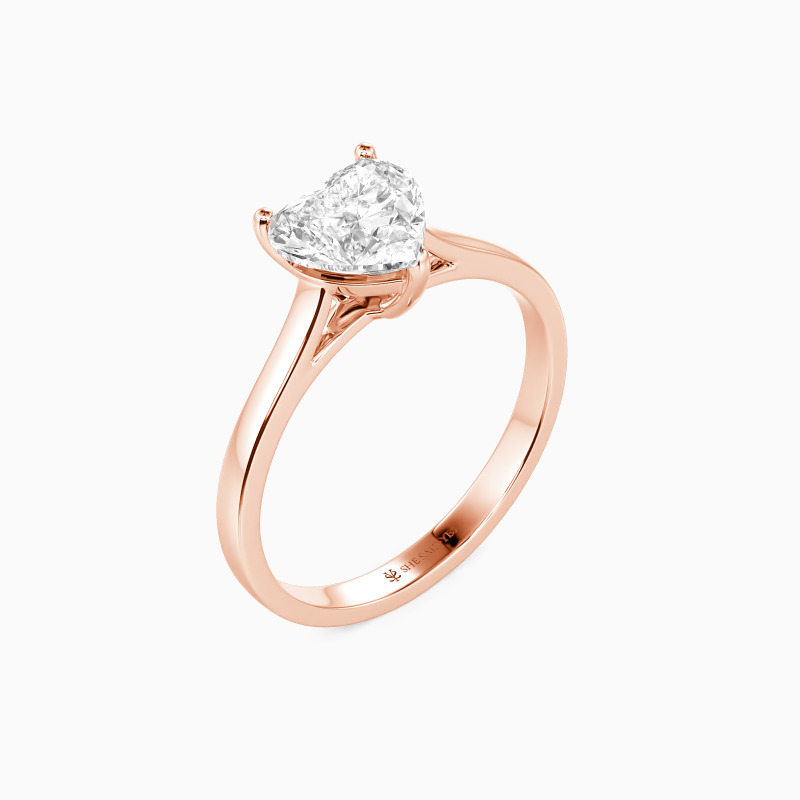 "Give You My All" 2ct Heart Cut Solitaire Engagement Ring