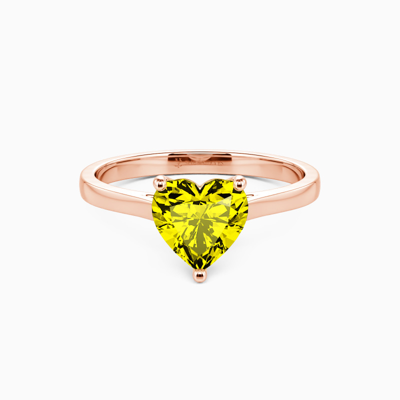 "Give You My All" 1ct Heart Cut Solitaire Engagement Ring