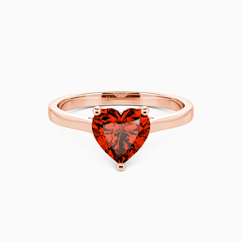 "Give You My All" 1ct Heart Cut Solitaire Engagement Ring