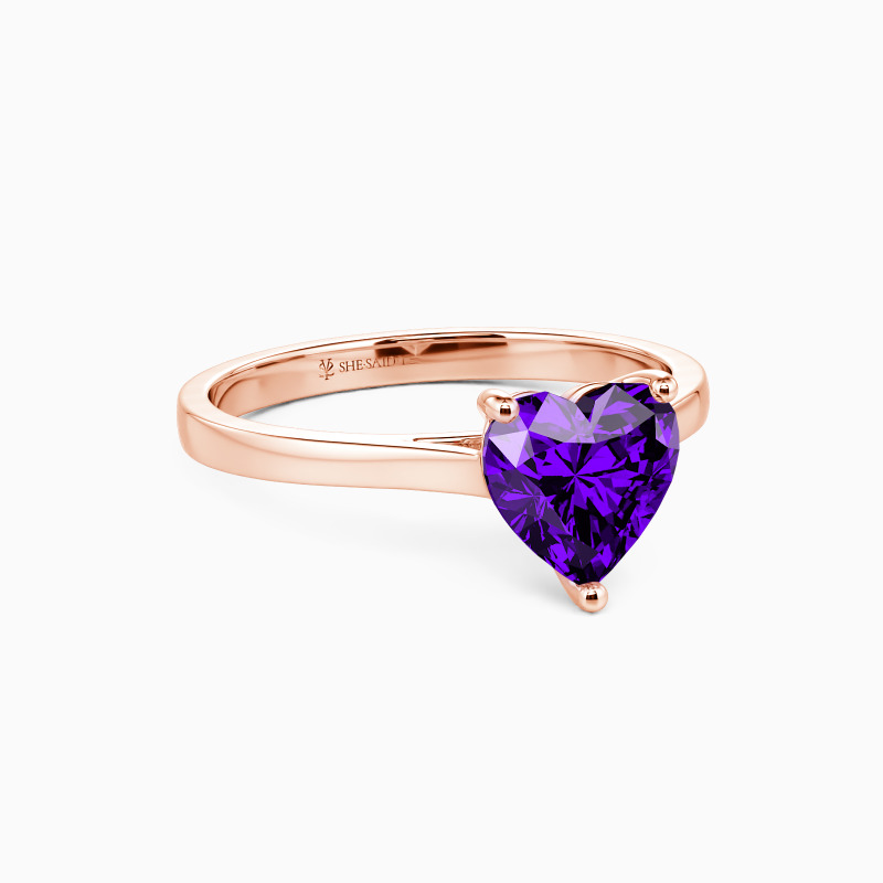 "Give You My All" 1ct Heart Cut Solitaire Engagement Ring
