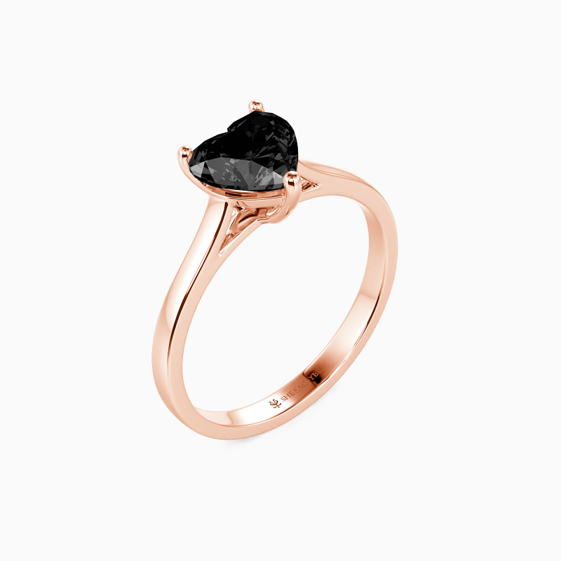 "Give You My All" 1ct Heart Cut Solitaire Engagement Ring