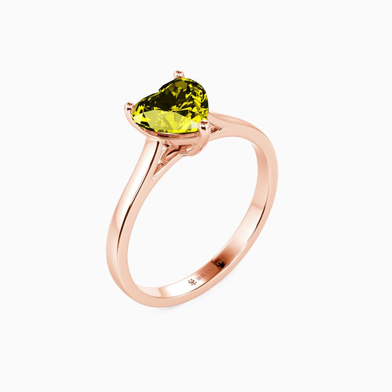 "Give You My All" 1ct Heart Cut Solitaire Engagement Ring