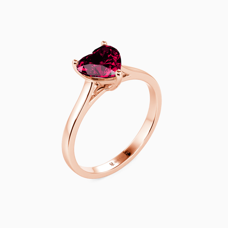 "Give You My All" 1ct Heart Cut Solitaire Engagement Ring