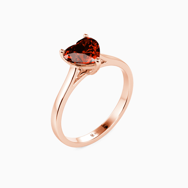 "Give You My All" 1ct Heart Cut Solitaire Engagement Ring