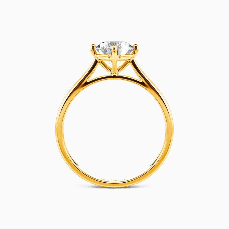 "I Promise To Be With You Forever" 2ct Round Cut Solitaire Engagement Ring