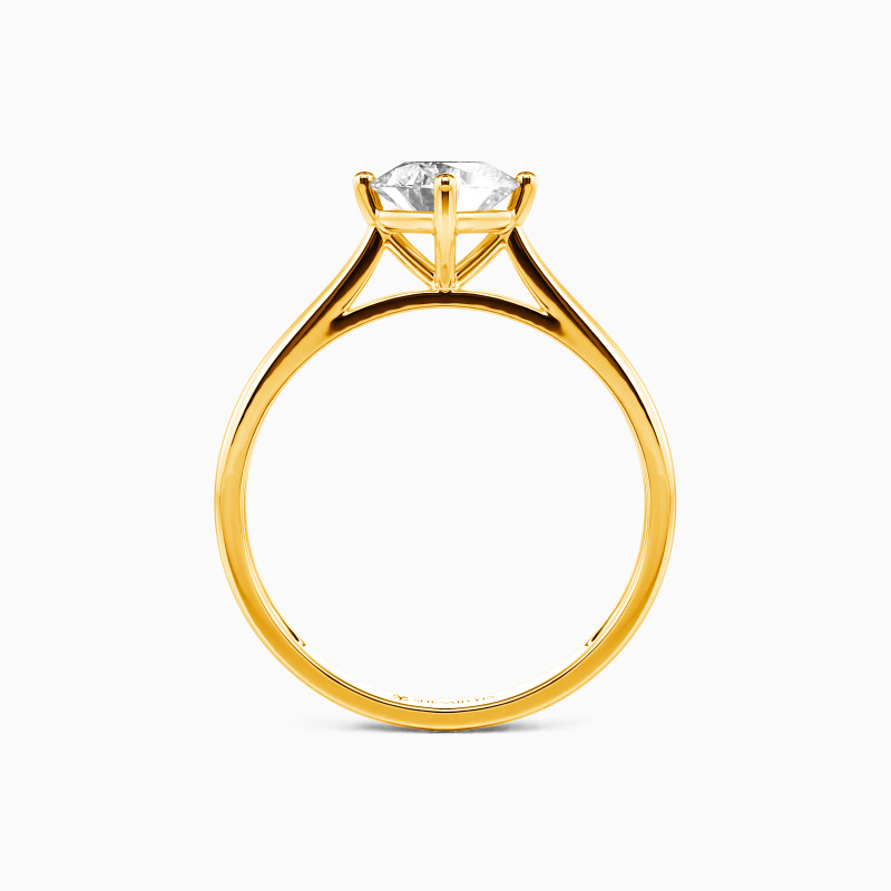 “I Promise To Be With You Forever" 2.5ct Cushion Cut Solitaire Engagement Ring