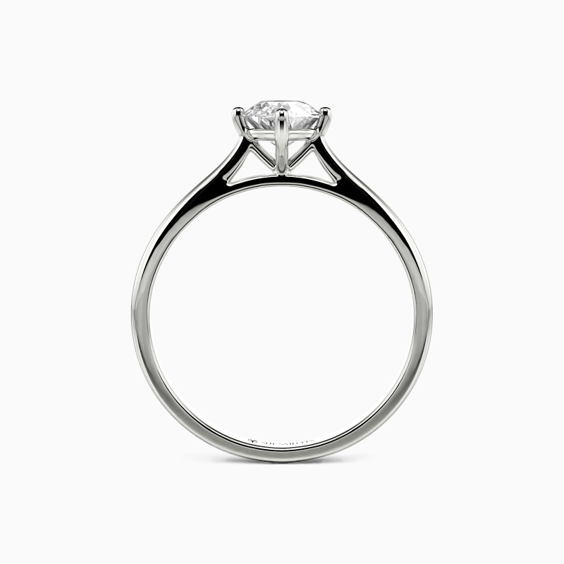 "I Promise To Be With You Forever" 0.5ct Oval Cut Solitaire Engagement Ring