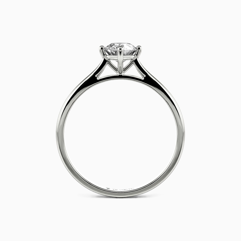 "I Promise To Be With You Forever" Oval Cut Solitaire Engagement Ring