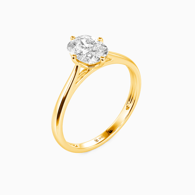 " I Promise To Be With You Forever" 2ct Elongated Cushion Solitaire Engagement Ring