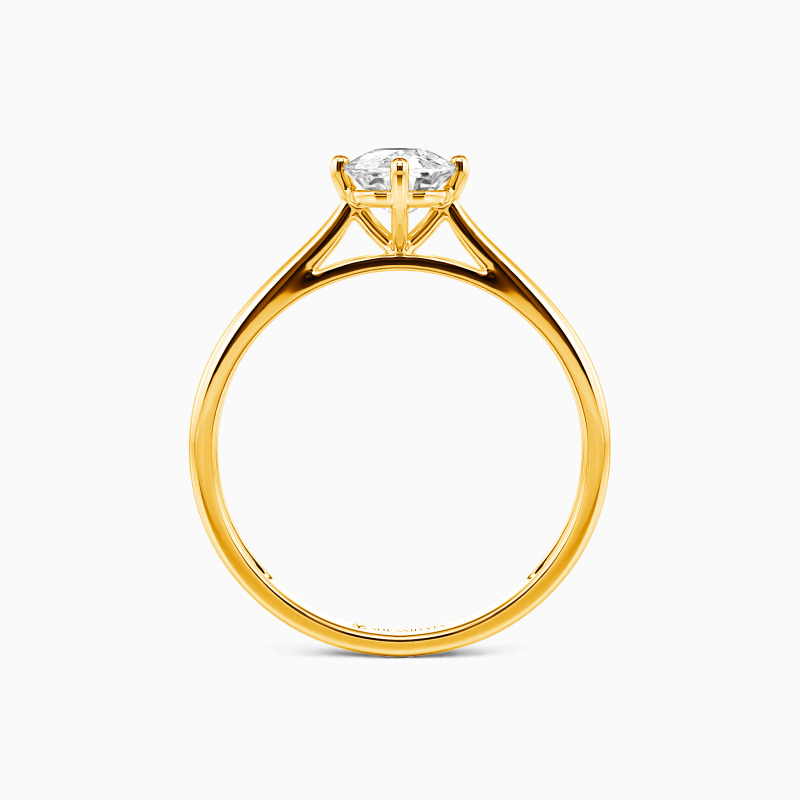 " I Promise To Be With You Forever" 2ct Elongated Cushion Solitaire Engagement Ring