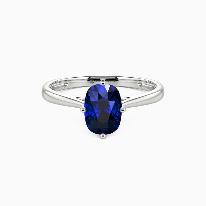 「永遠の約束」Pt950/K18 ダイヤ 指輪 クッションカット ソリティア 婚約指輪 1.0ct
