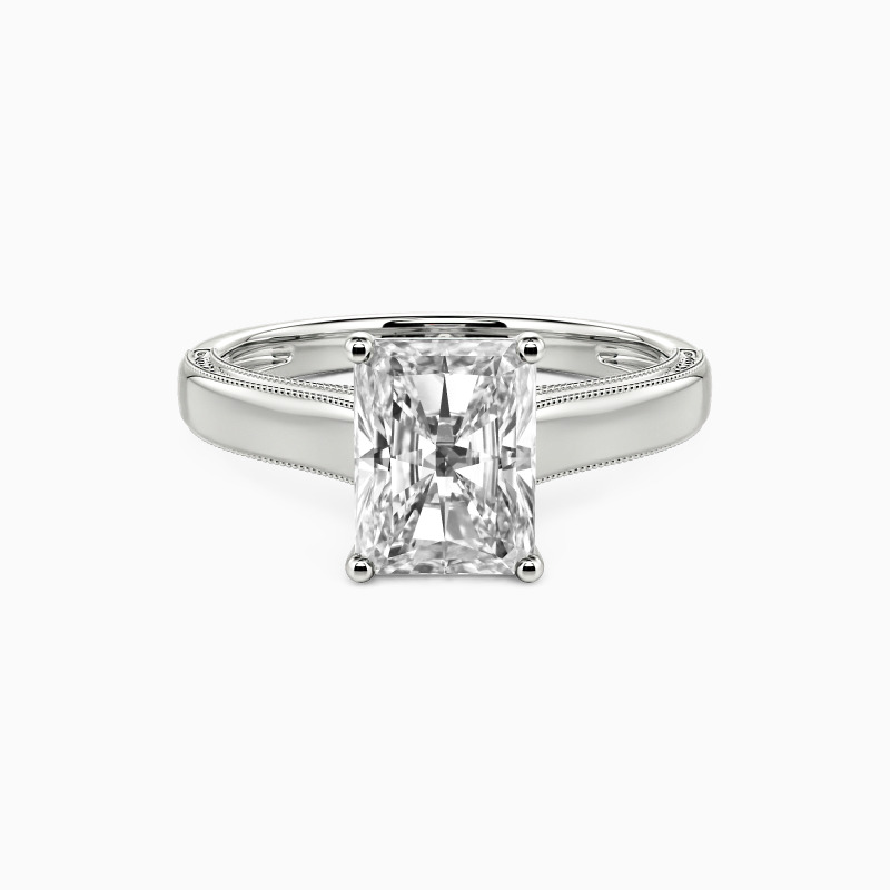 "Promise for Life" Radiant Cut Solitaire Engagement Ring