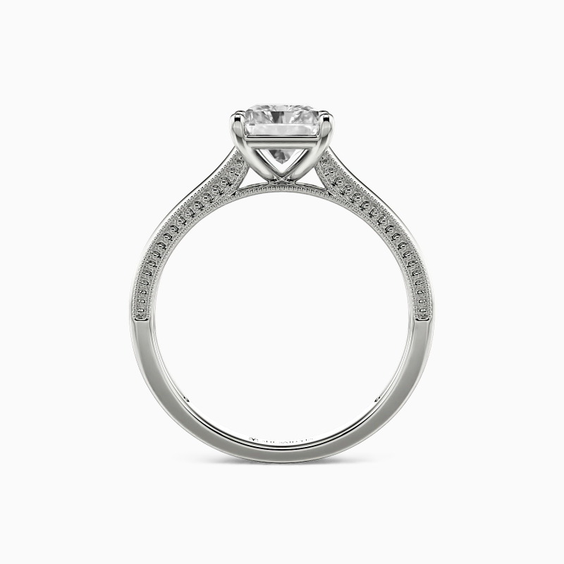 "Promise For Life" Radiant Cut Solitaire Engagement Ring
