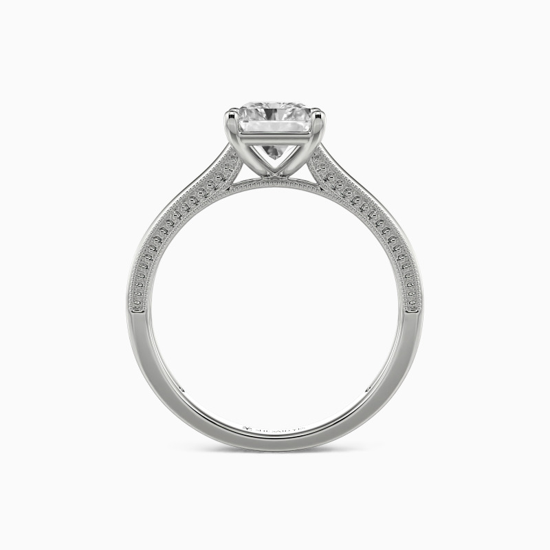 "Promise For Life" Radiant Cut Solitaire Engagement Ring