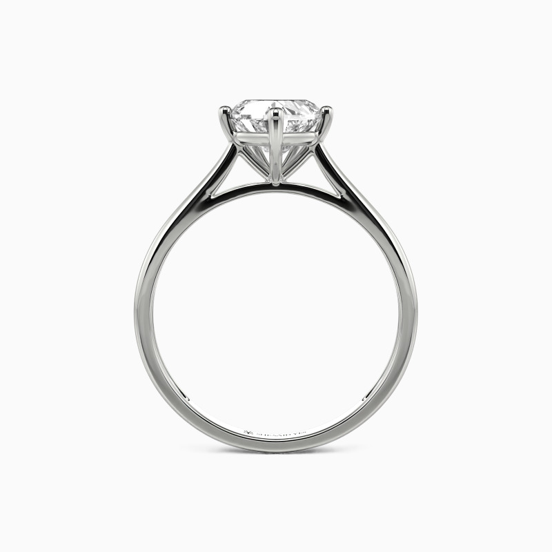"I Promise To Be With You Forever" 1ct Heart Cut Solitaire Engagement Ring