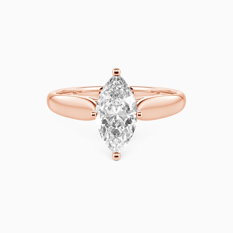 "Always Love You" 0.5ct Marquise Cut Solitaire Engagement Ring