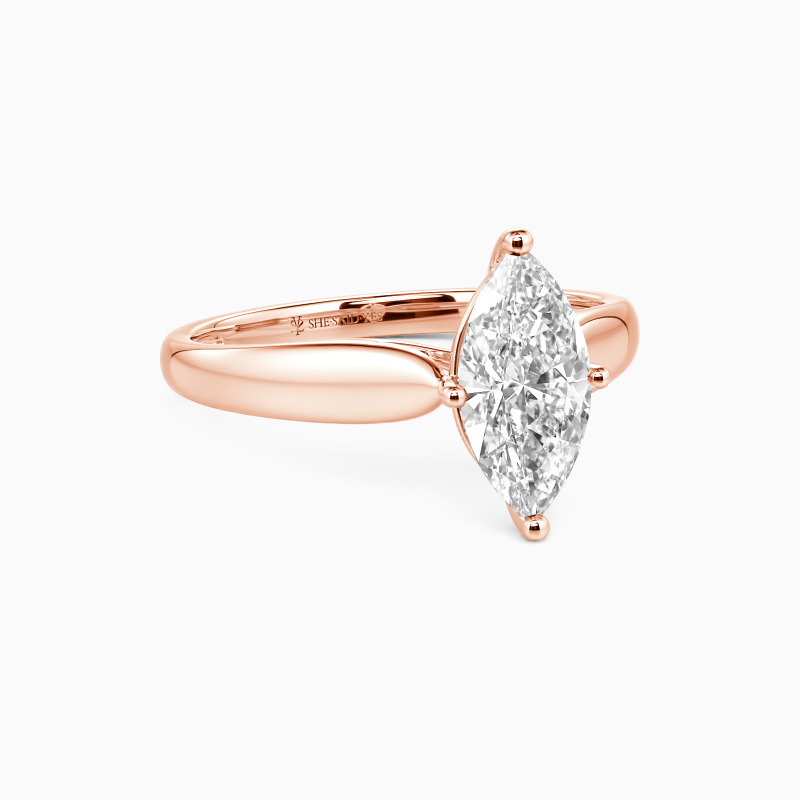 "Always Love You" 0.5ct Marquise Cut Solitaire Engagement Ring