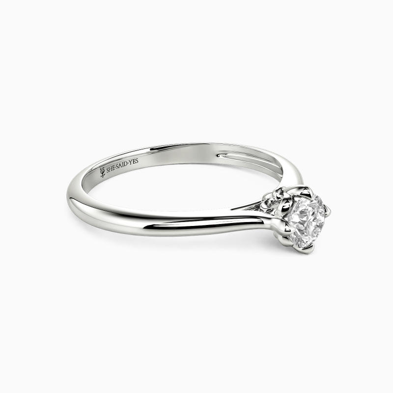"Forever Iris" Verlobungsring 0,3 ct Rundschliff Solitär