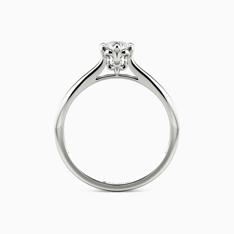 "Forever Iris" Verlobungsring 0,3 ct Rundschliff Solitär