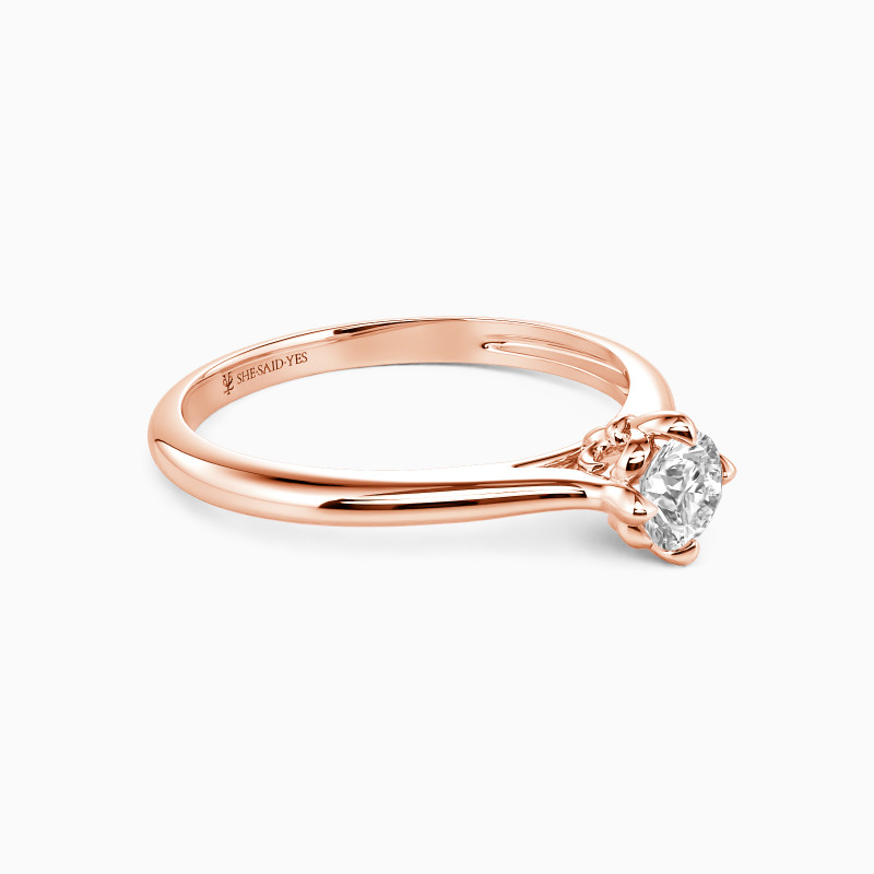 "Forever Iris" Verlobungsring 0,8 ct Rundschliff Solitär