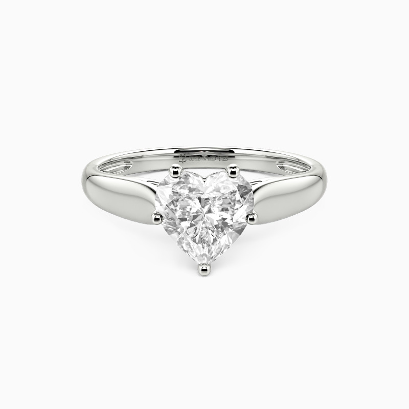 "Always Love You" 0.5ct Heart Cut Solitaire Engagement Ring