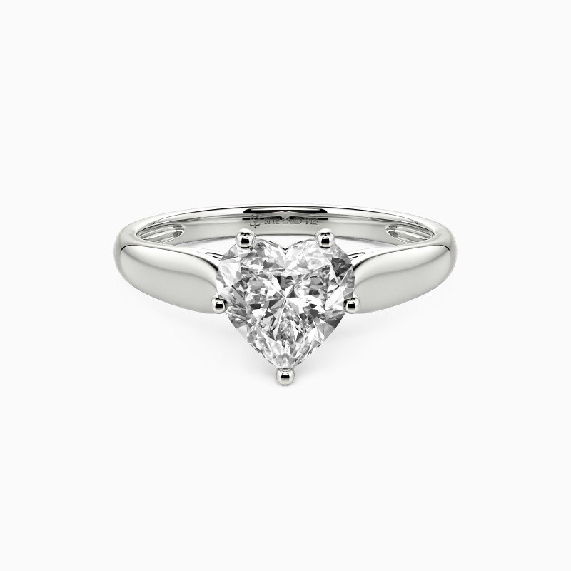 "Always Love You" 1ct Heart Cut Solitaire Engagement Ring